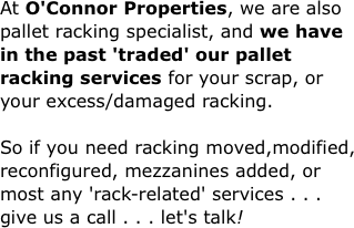Shelving conveyors mezzanine